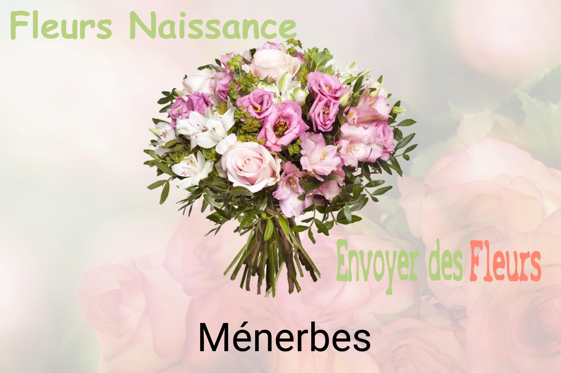 Bouquet de fleurs de naissance livré à Ménerbes